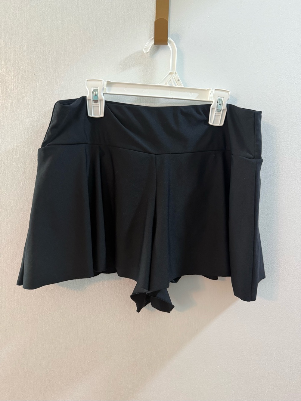 Time and Tru Black Skirted swim, bottom bikini with skirt cover